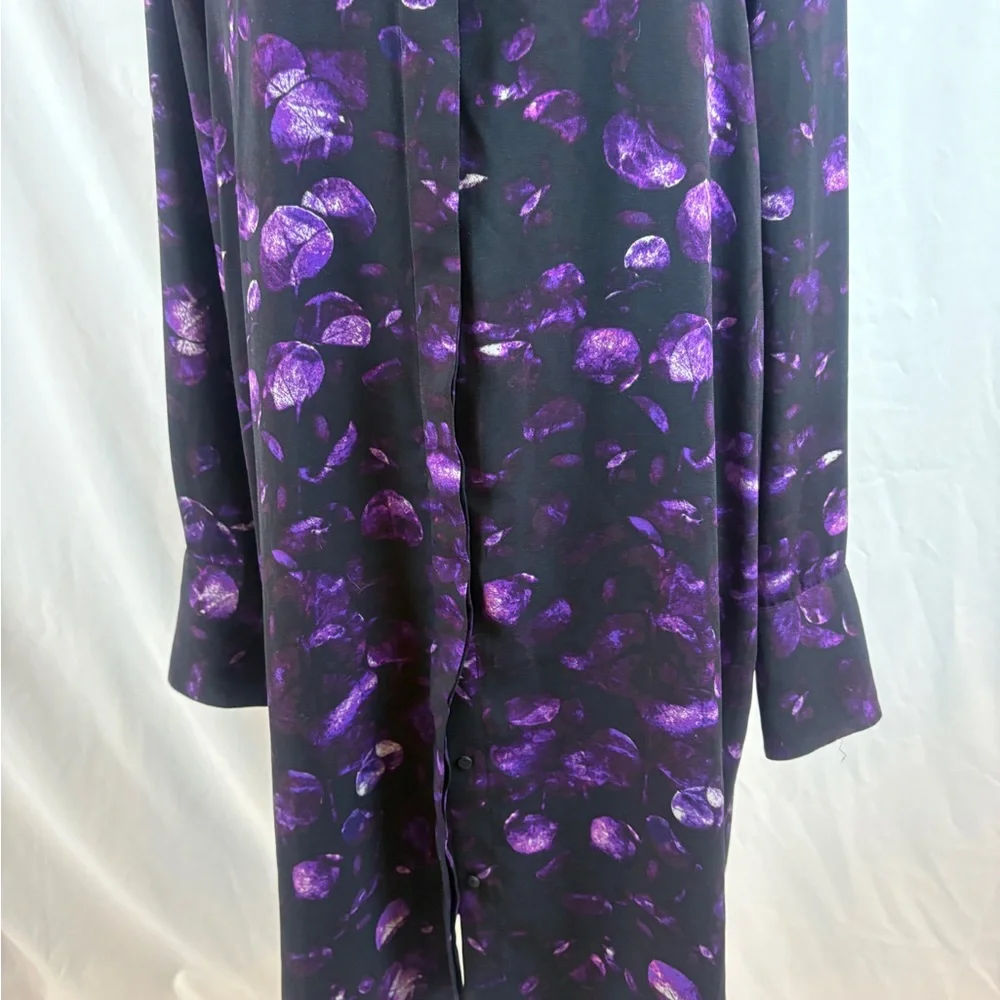 Prologue‎ Long Sleeve Dress in Black and Purple